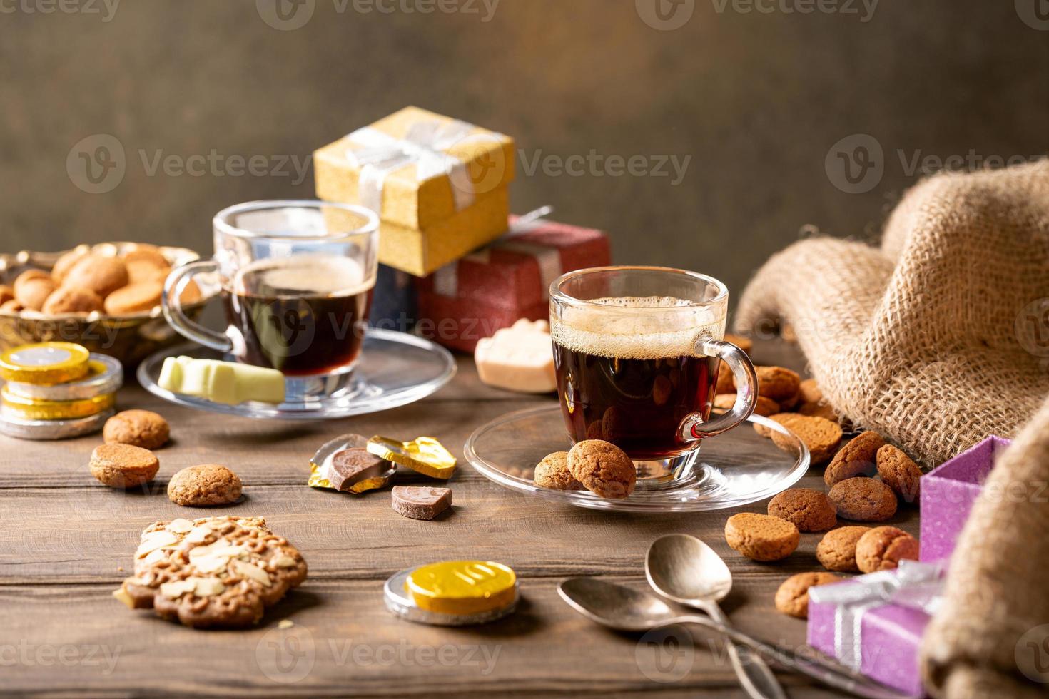 vacaciones holandesas sinterklaas desayuno festivo foto