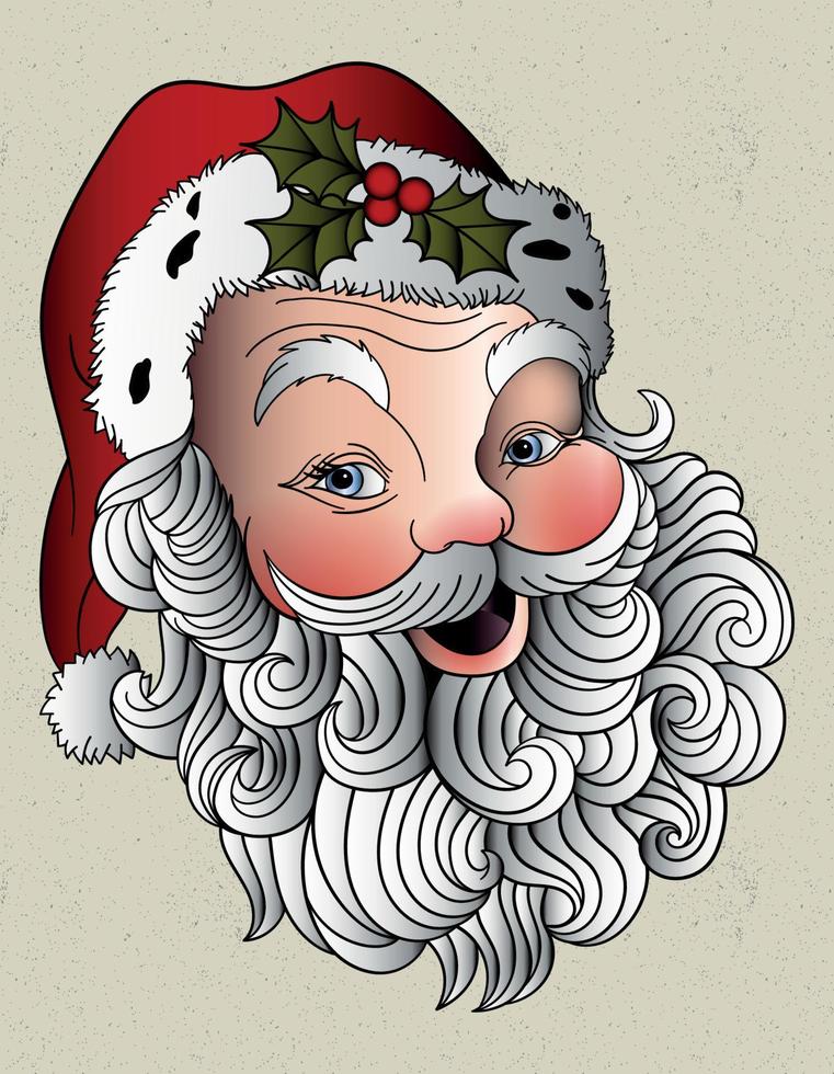 santa claus navidad vector