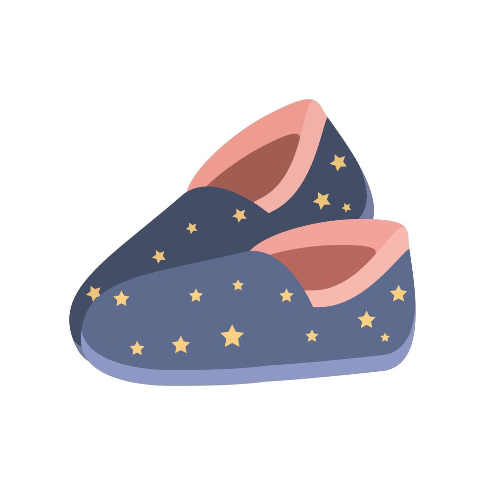 slippers for home vector