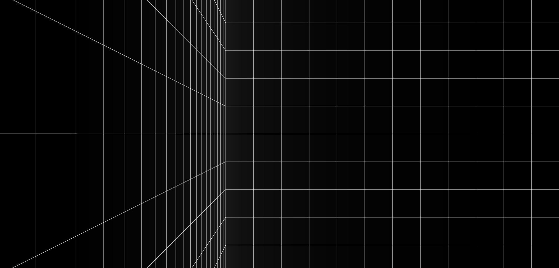 Dimension digital background with black-white grid space line color surface vector