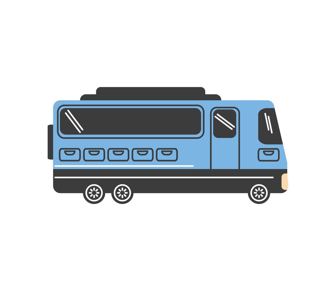 truck camping transport vector