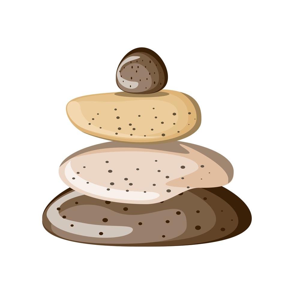 stack of stones vector