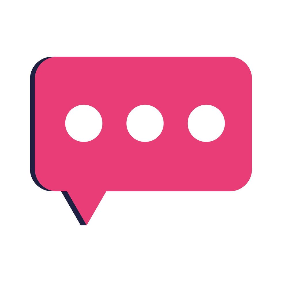 message talk bubble vector