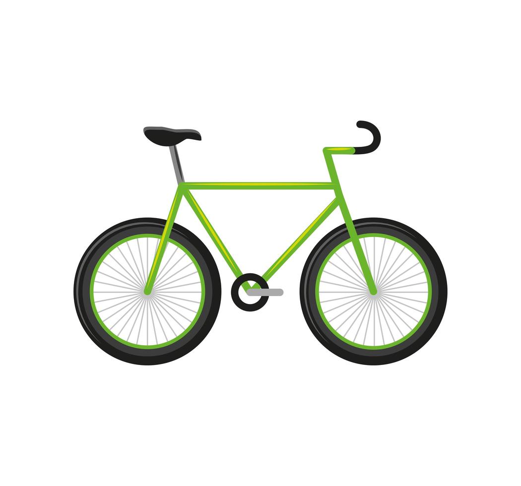 transporte en bicicleta ecológica vector