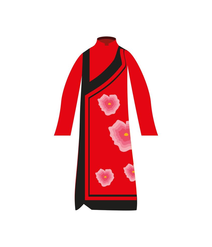 chinese kimono traditional vector