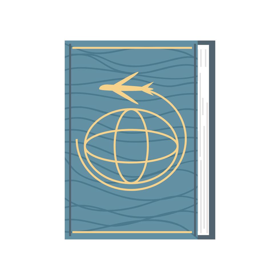 passport for travel vector