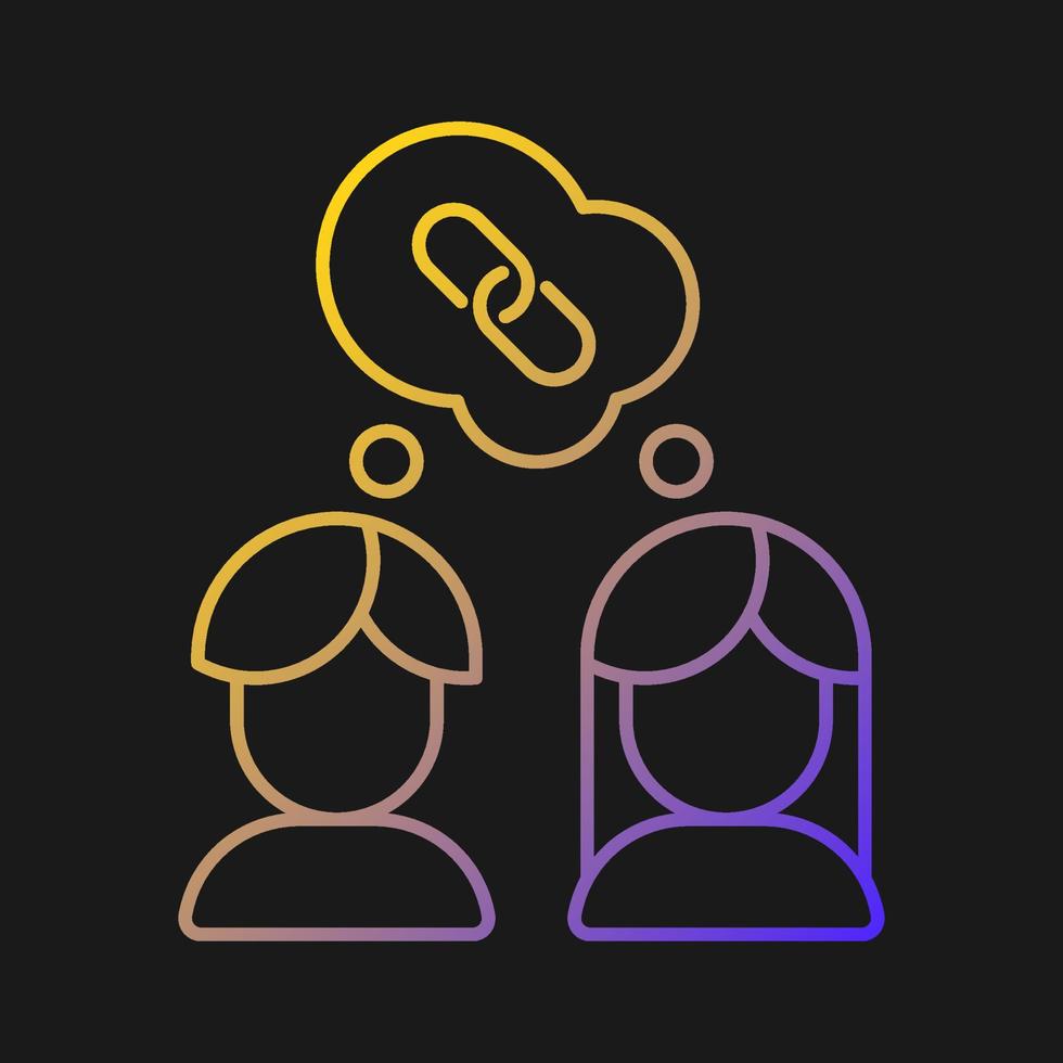 Understanding other options vector icon for dark theme