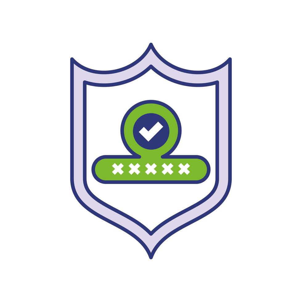 online password security vector
