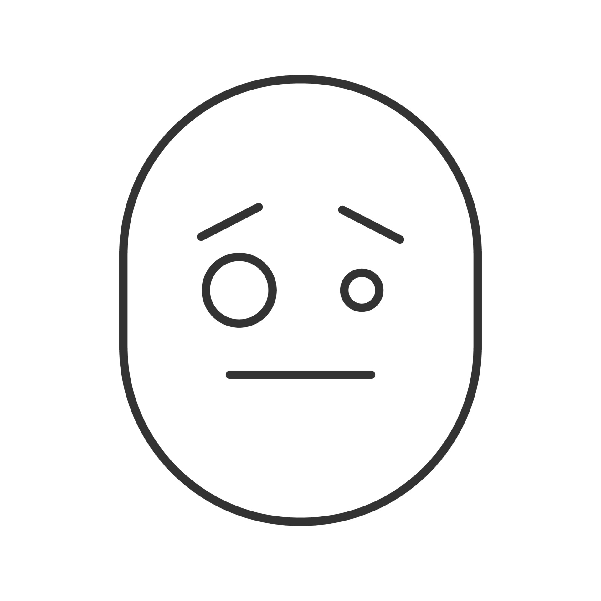 Scared face linear icon. Smiley with open mouth. Thin line illustration.  Screaming emoticon. Contour symbol. Vector isolated outline drawing 3769921  Vector Art at Vecteezy