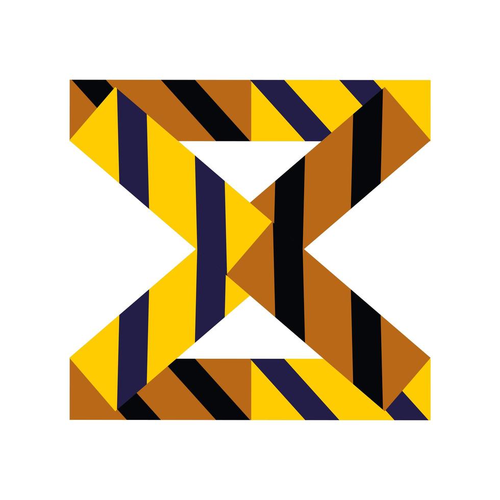 warning tape caution vector