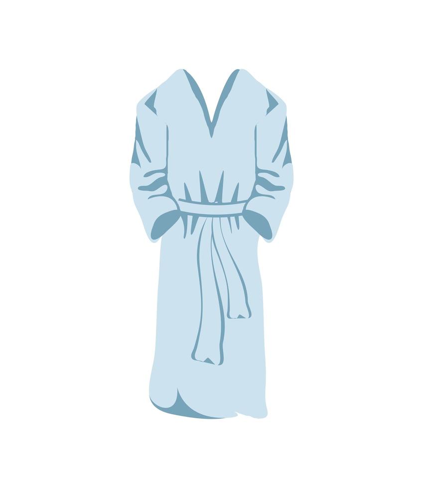 bathrobe accessory icon vector