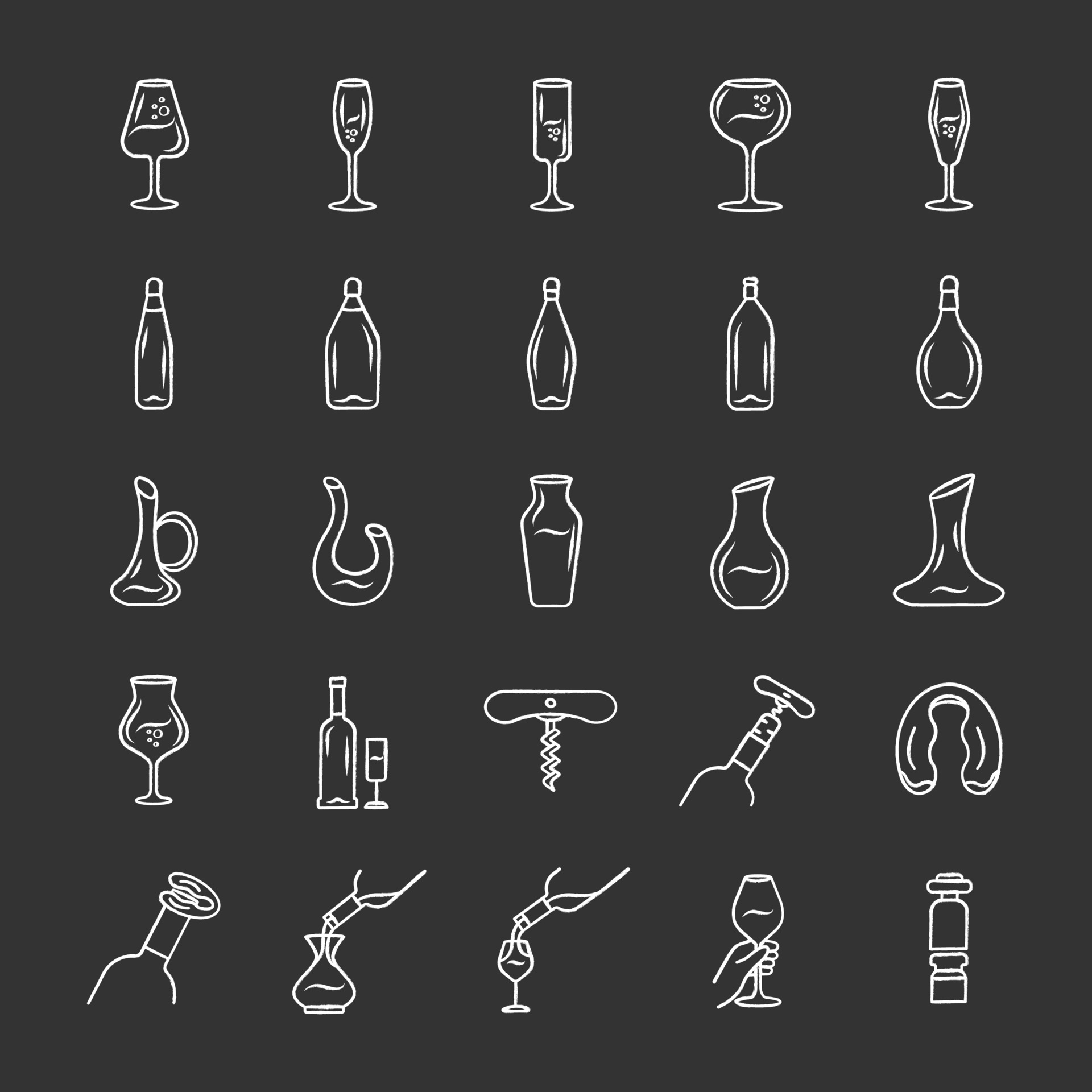 Cad Block Wine Bottle