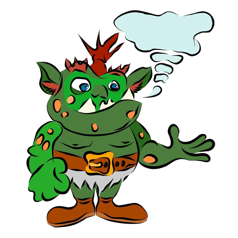 green troll vector