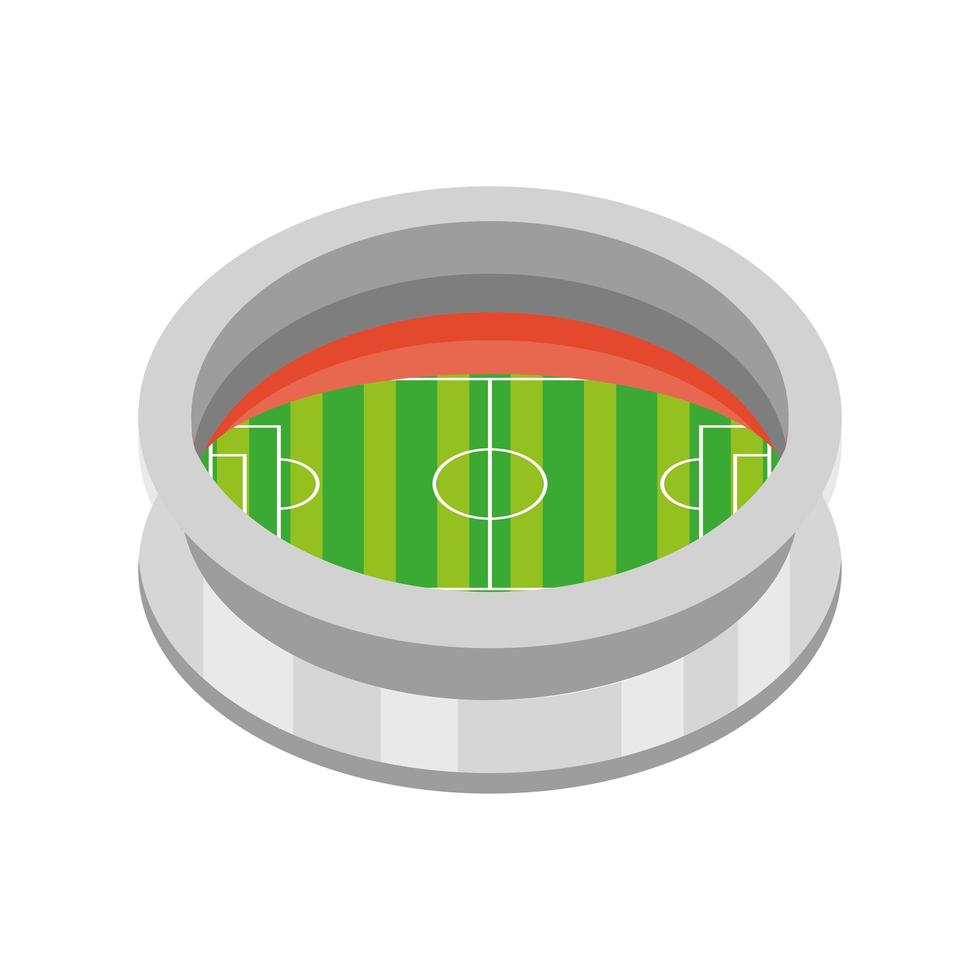 soccer stadium championship vector