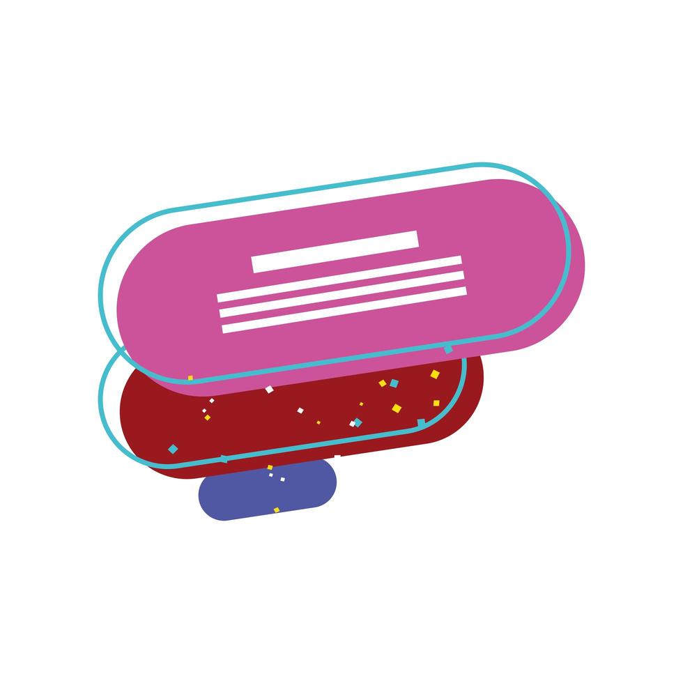badge retro style vector