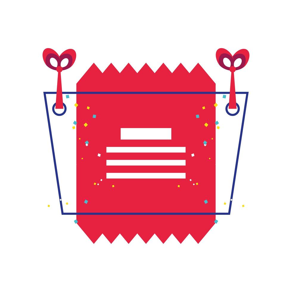 hanging banner template 3769254 Vector Art at Vecteezy