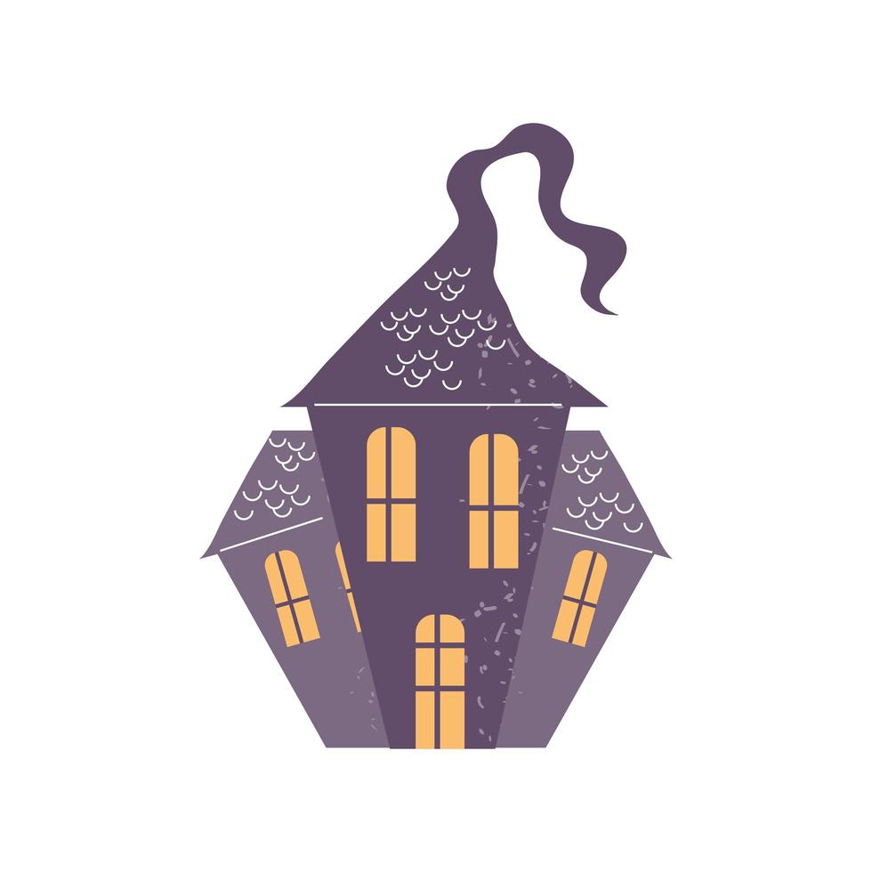 haunted house cartoon vector