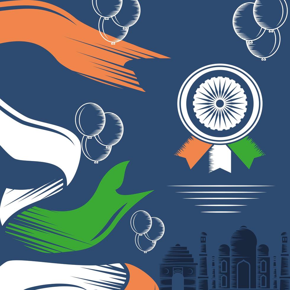 india independence poster vector