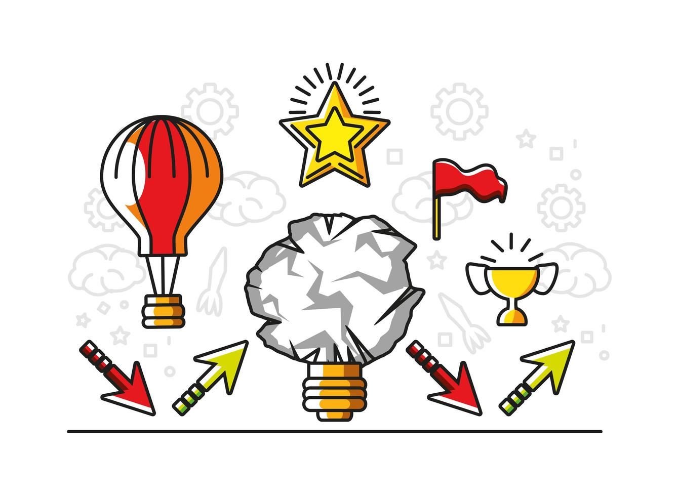 big idea success vector