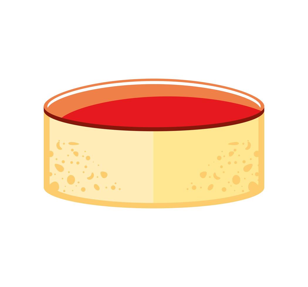 round cheese food vector