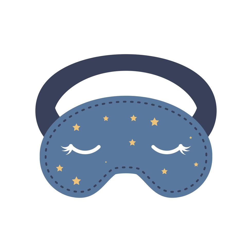 sleeping eye mask vector