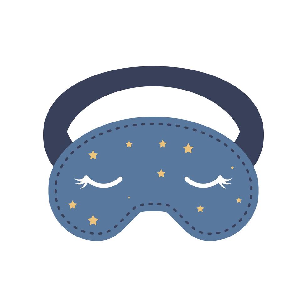 sleeping eye mask vector