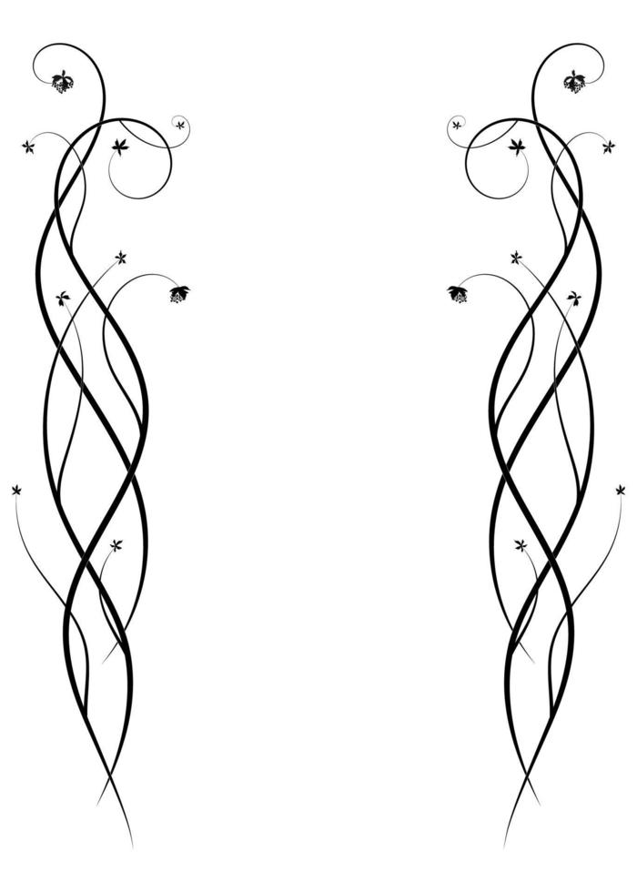 new ivy with berries and leaves frame ornament. vector