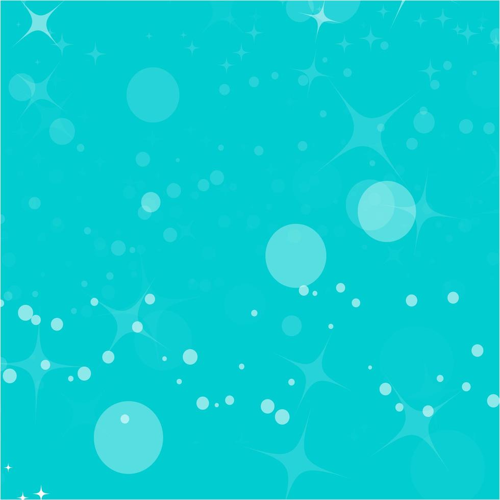 Fondo abstracto colorido con círculos y estrellas. Ilustración de vector plano simple.