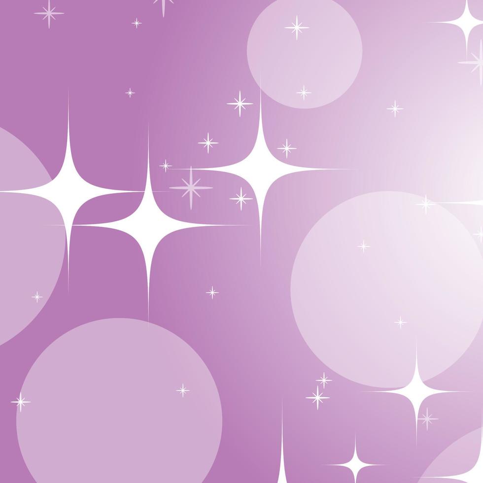 Colorful abstract background with circles and stars. Bright design. Simple flat vector illustration.