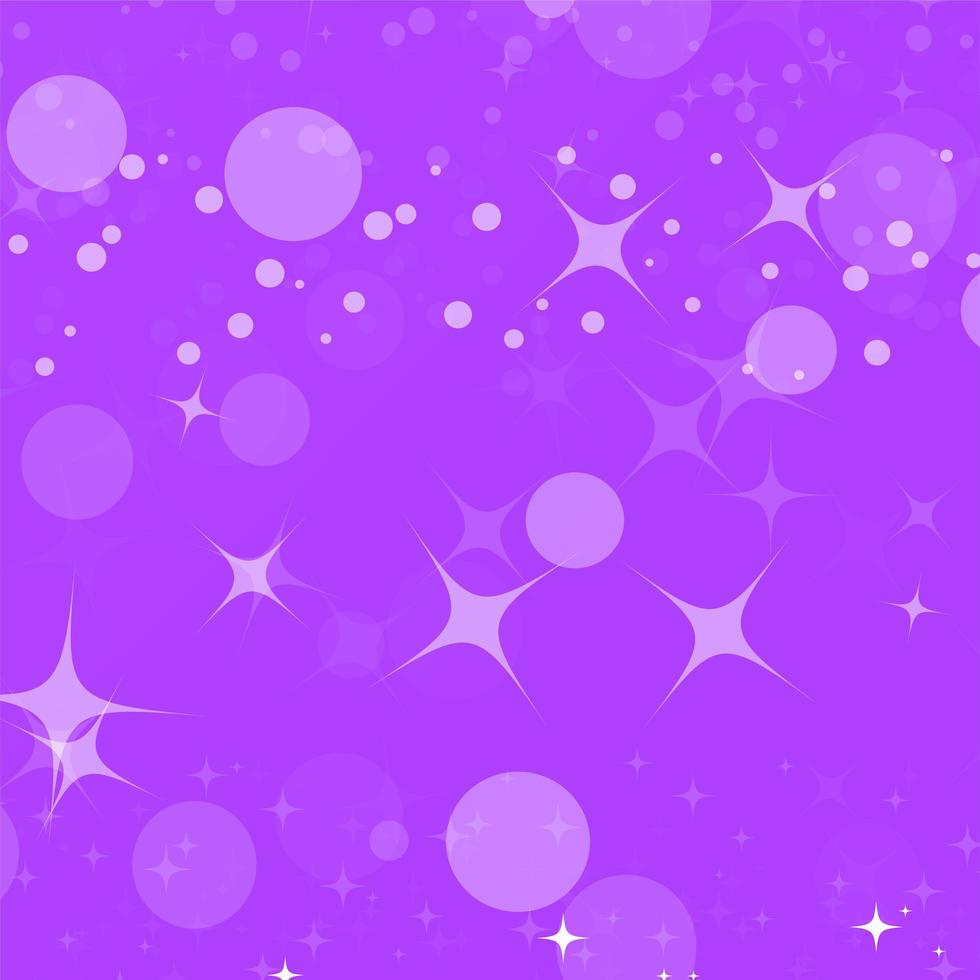 Fondo abstracto colorido con círculos y estrellas. Ilustración de vector plano simple.