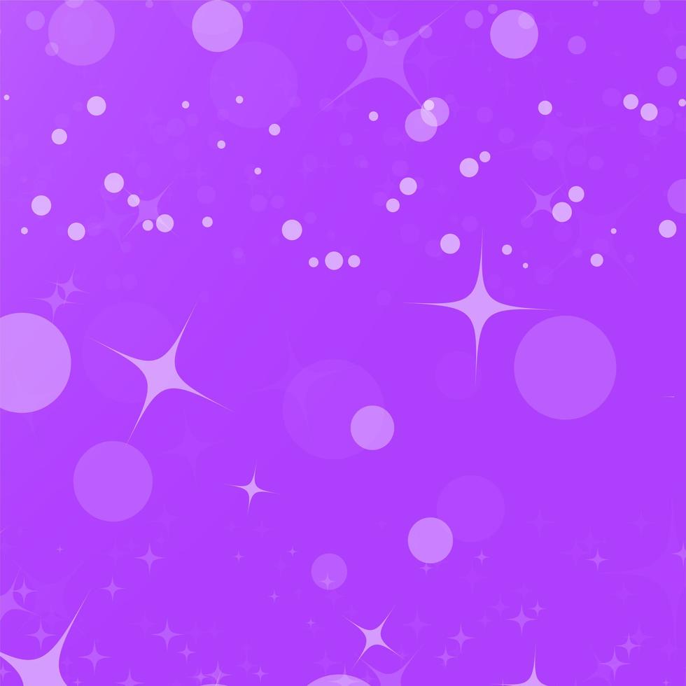 Fondo abstracto colorido con círculos y estrellas. Ilustración de vector plano simple.