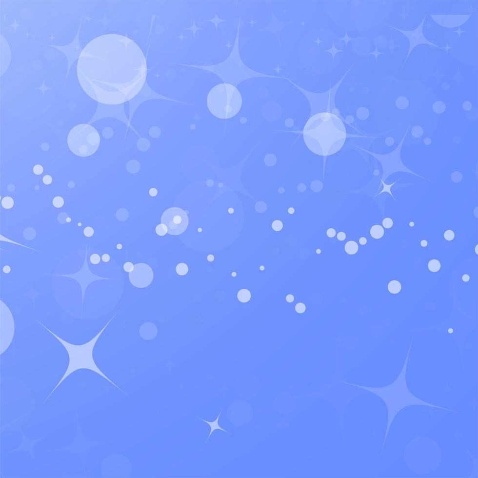 Colorful abstract background with circles and stars. Simple flat vector illustration.