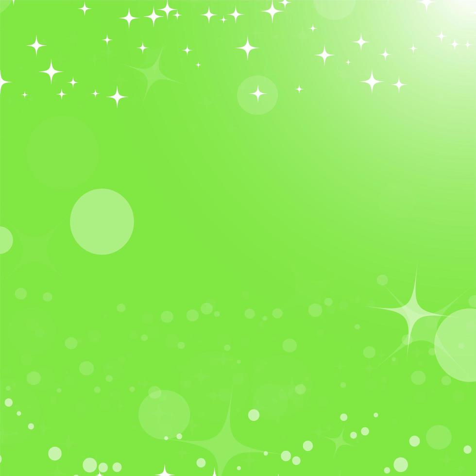 Colorful abstract background with circles and stars. Simple flat vector illustration.
