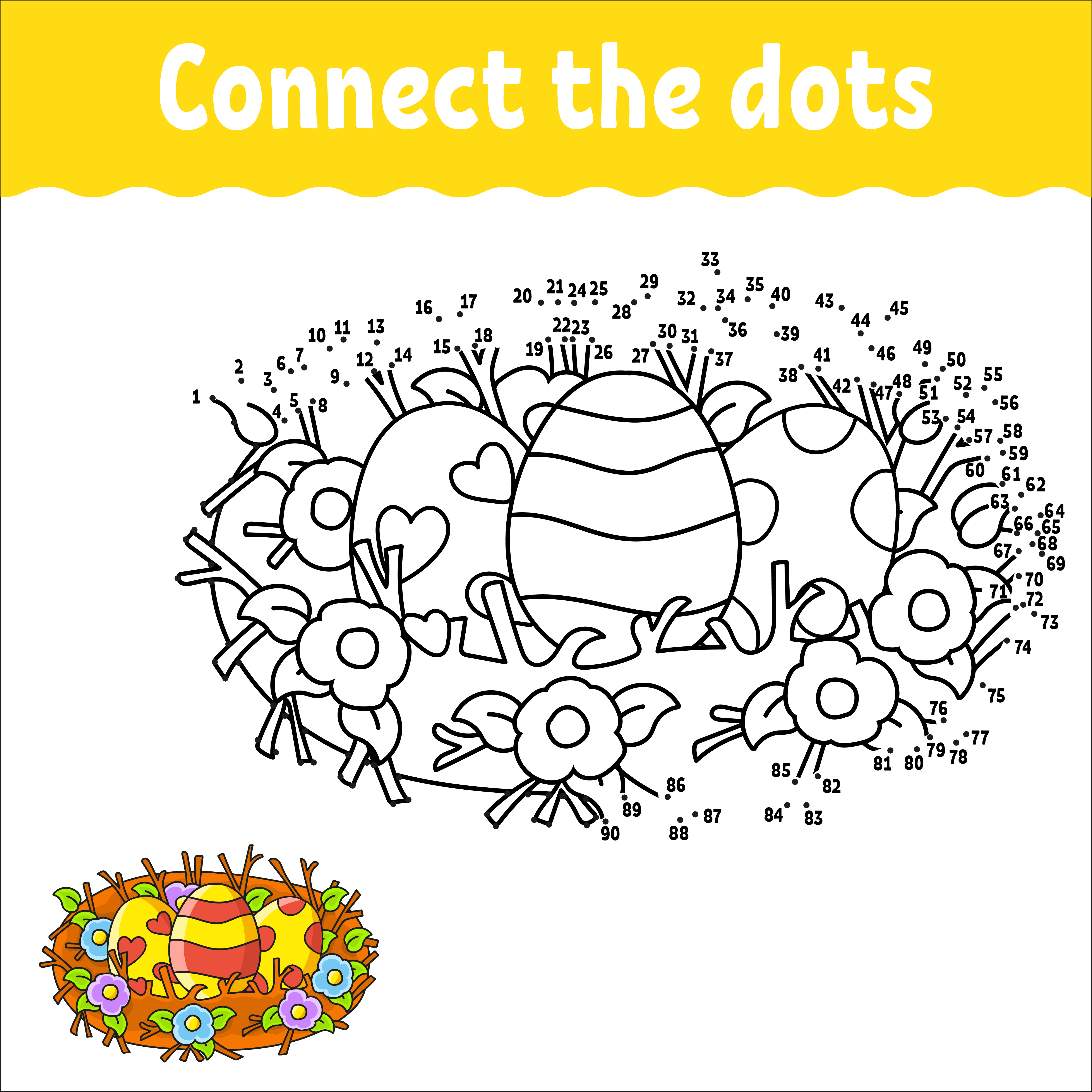 Dot To Dot Game Draw A Line For Kids Activity Worksheet Coloring Book With Answer Cartoon Character Vector Art At Vecteezy