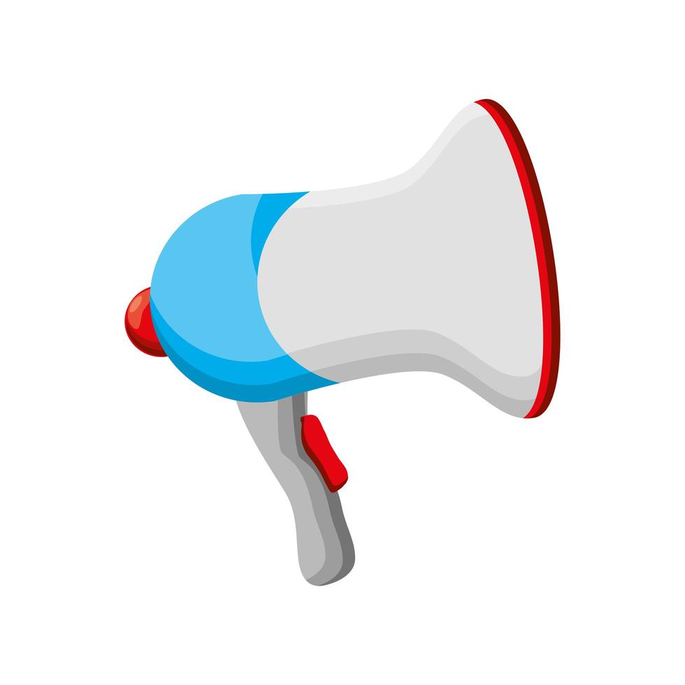 megaphone flat icon vector