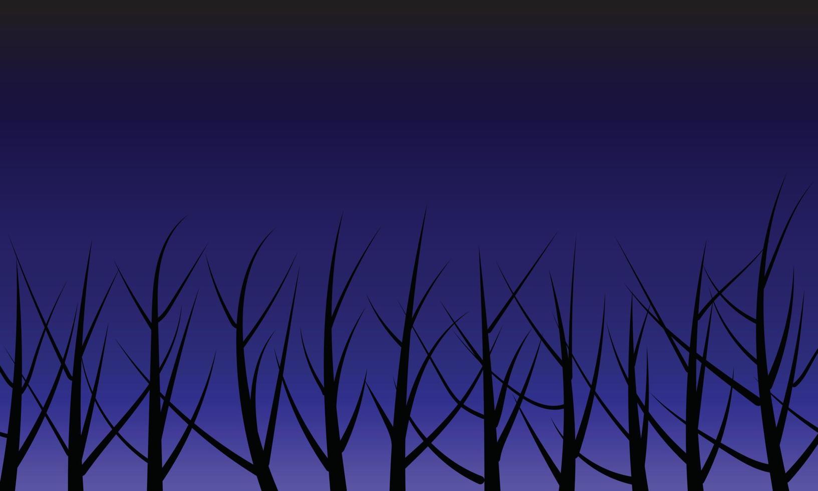 barbed tree against sky vector