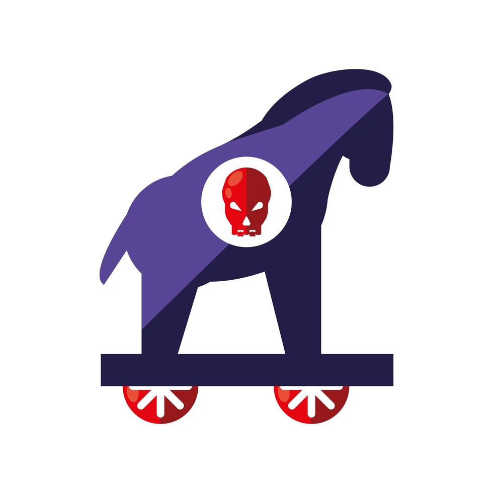 cybercrime trojan virus vector