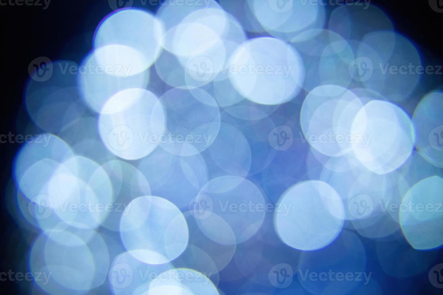 Blue abstract bokeh photo