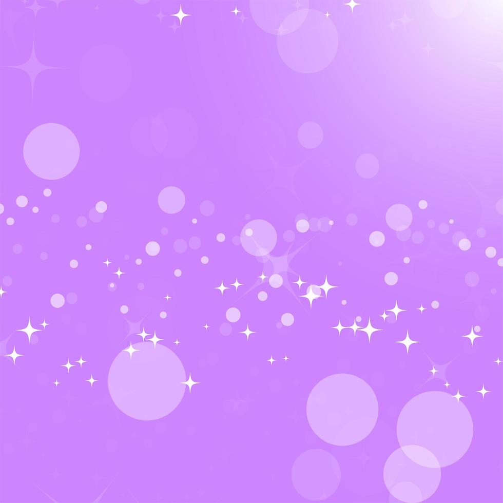 Colorful abstract background with circles and stars. Simple flat vector illustration.