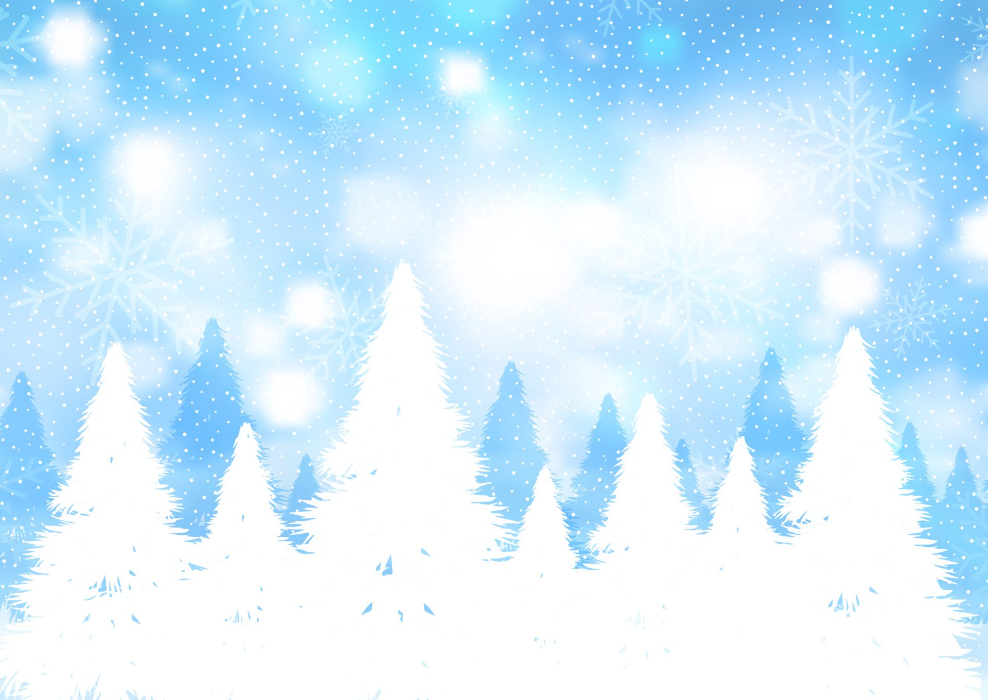 christmas tree landscape 3775590 Vector Art at Vecteezy