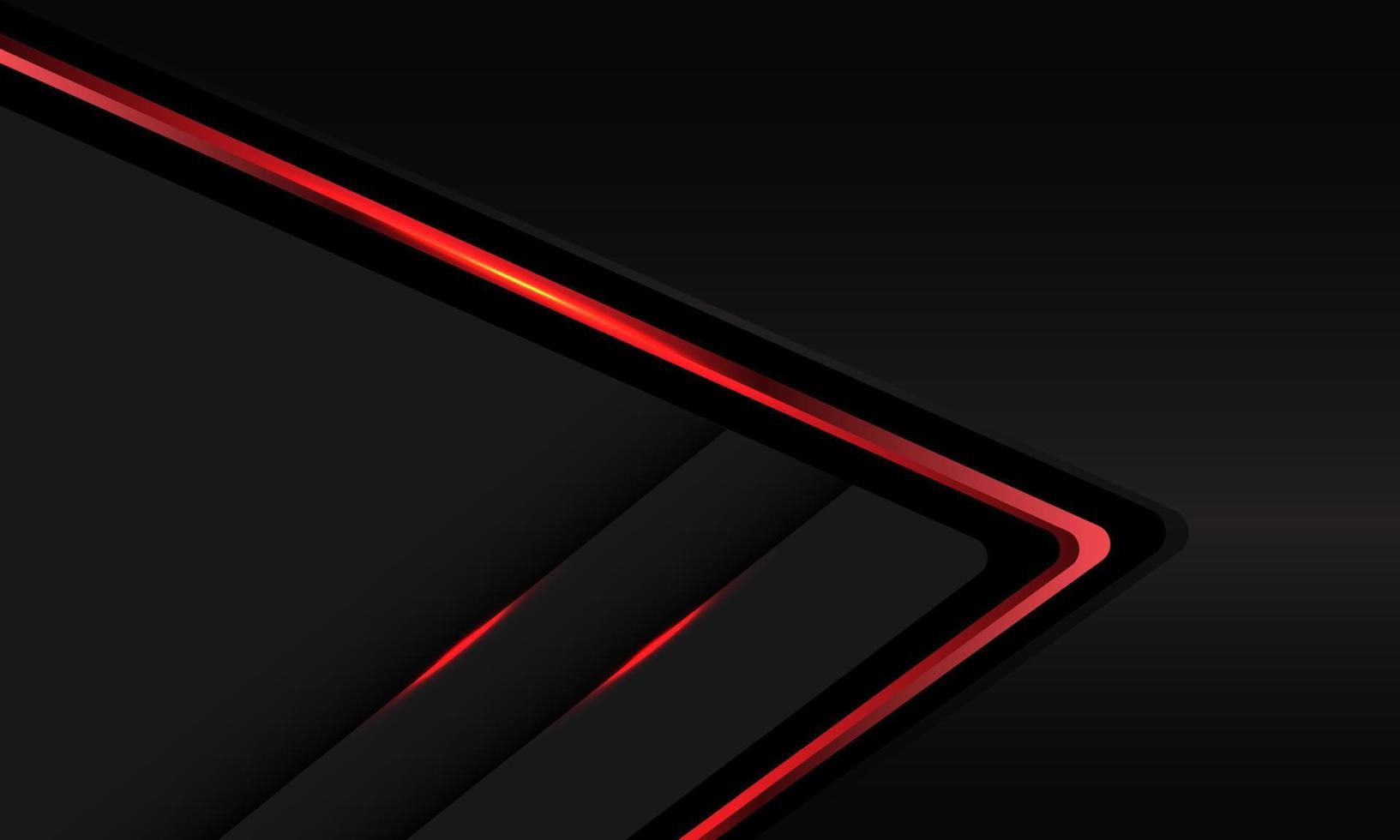 Abstract grey metallic red arrow metallic direction luxury overlap design modern futuristic background vector illustration.