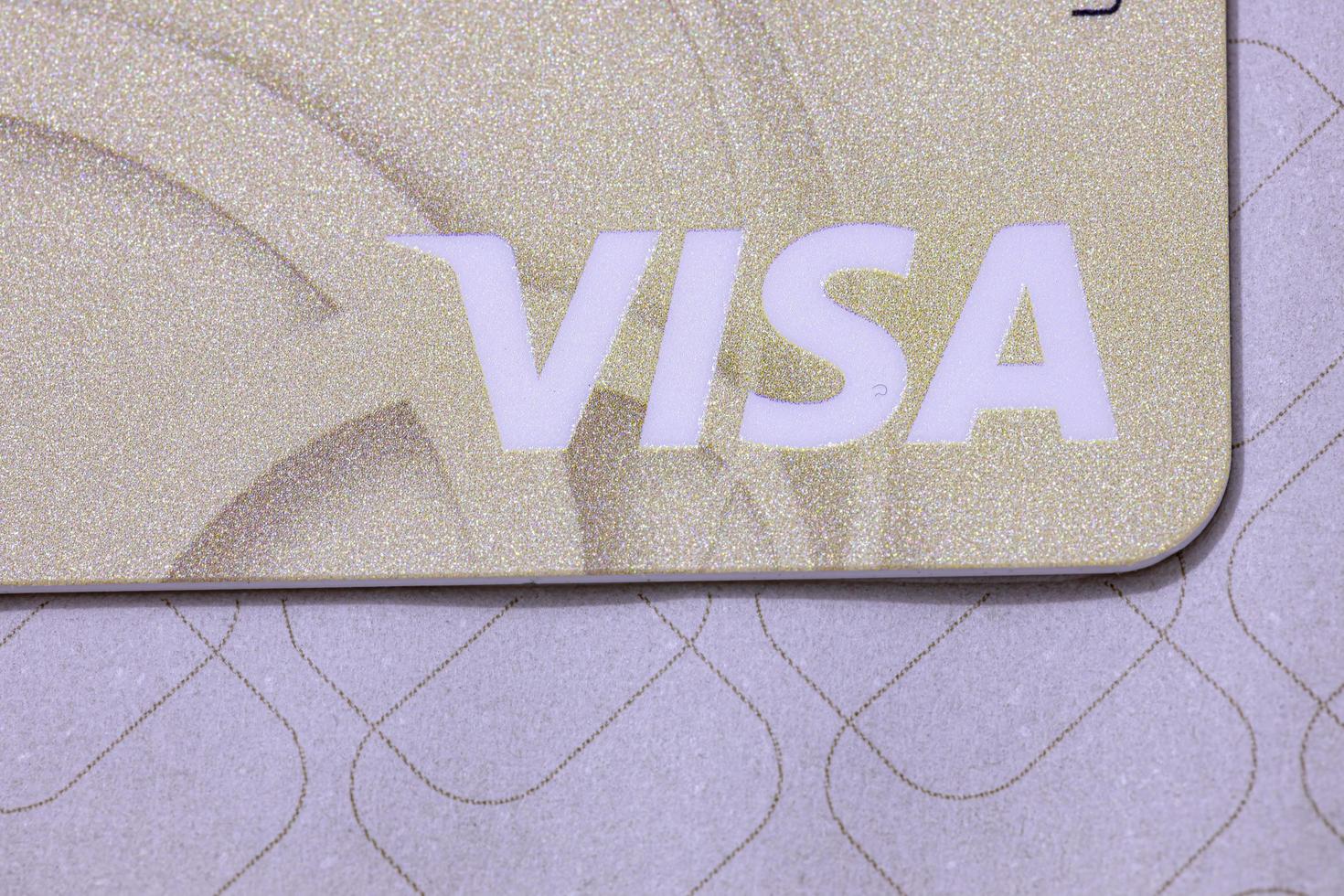 cassilandia, mato grosso do sul, brasil, 2021 -tarjeta de crédito bancaria moderna foto