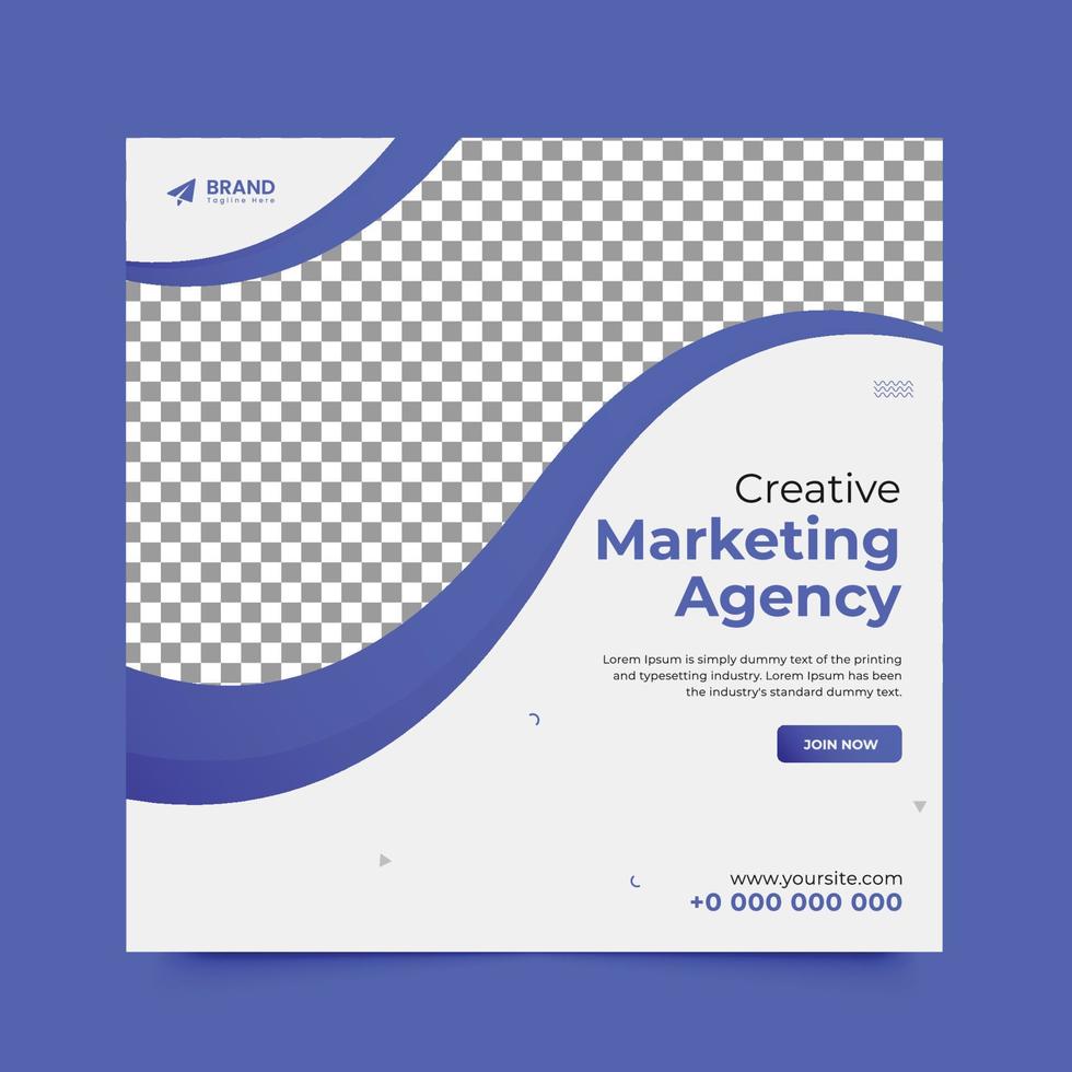Corporate Social media Banner Design Template vector