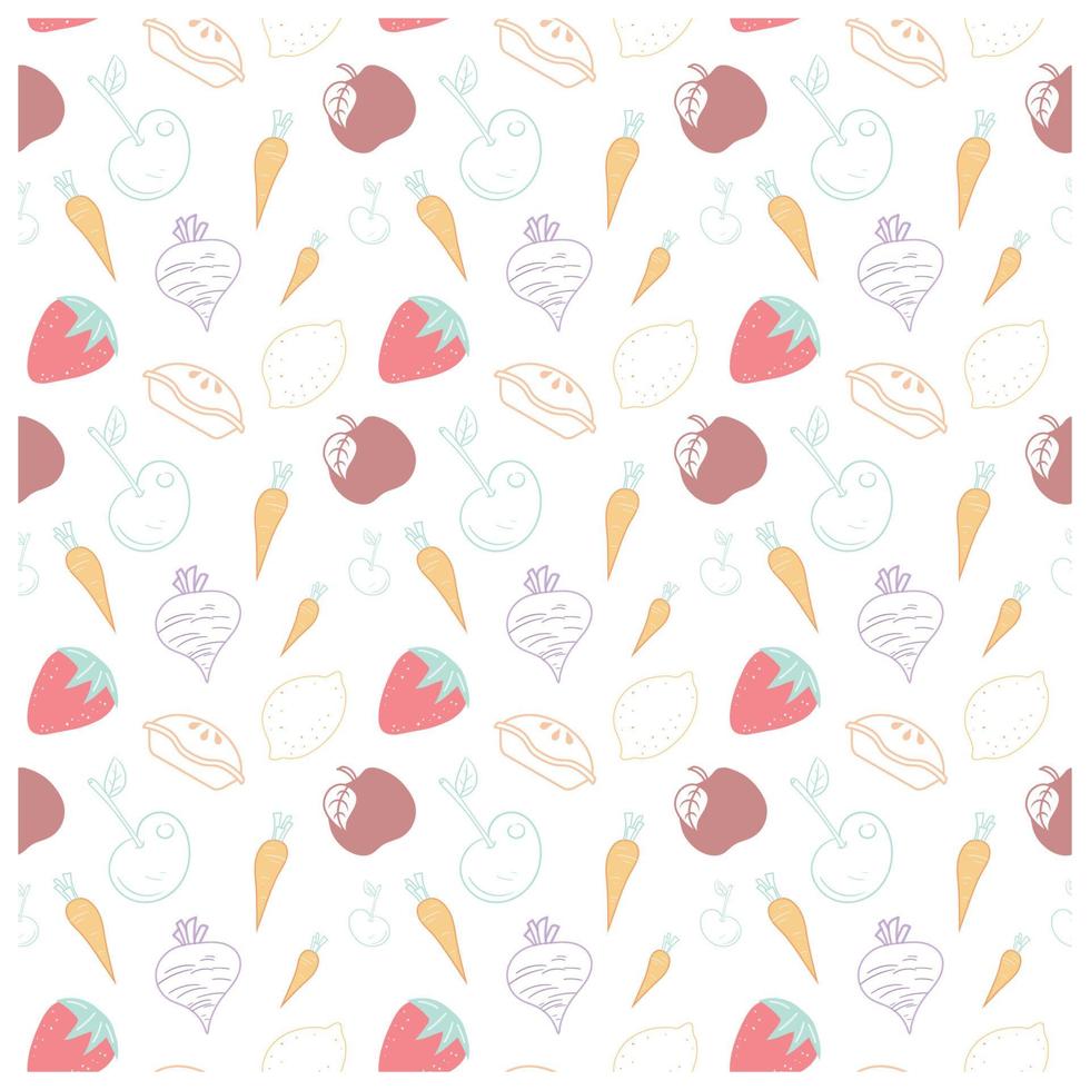 seamless pattern with sweets and icecreams and candies vector