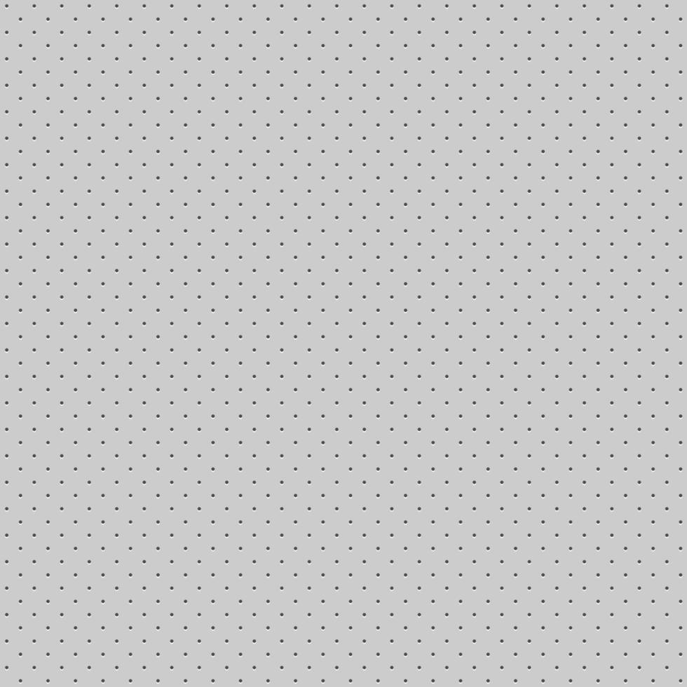 Grey seamless perforated pattern background vector