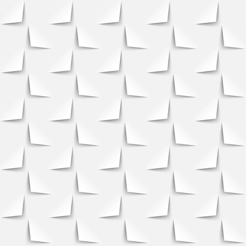 White background 3d paper style, seamless pattern vector