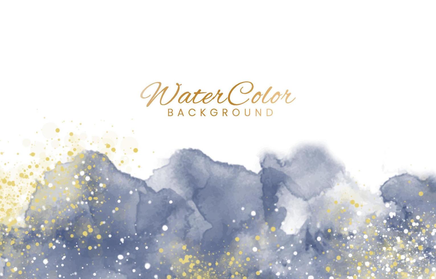 Abstract colorful watercolor for background. vector