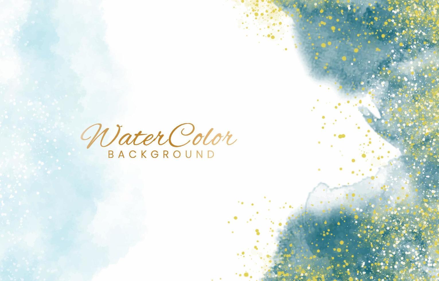 Abstract colorful watercolor for background. vector