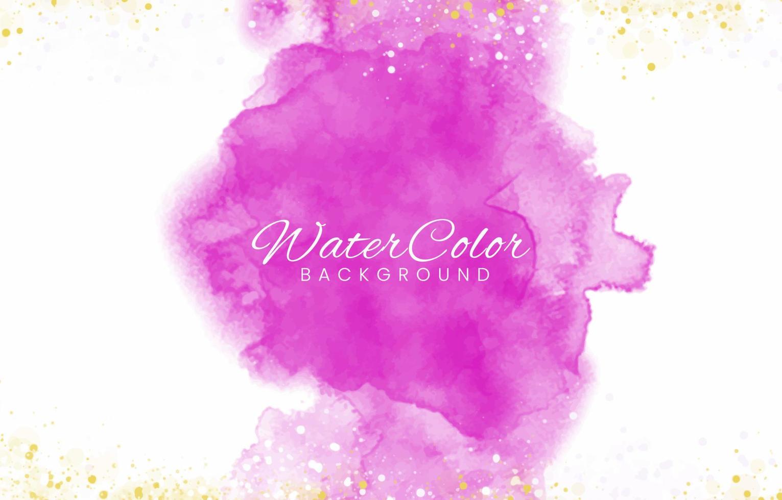 Abstract colorful watercolor for background. vector