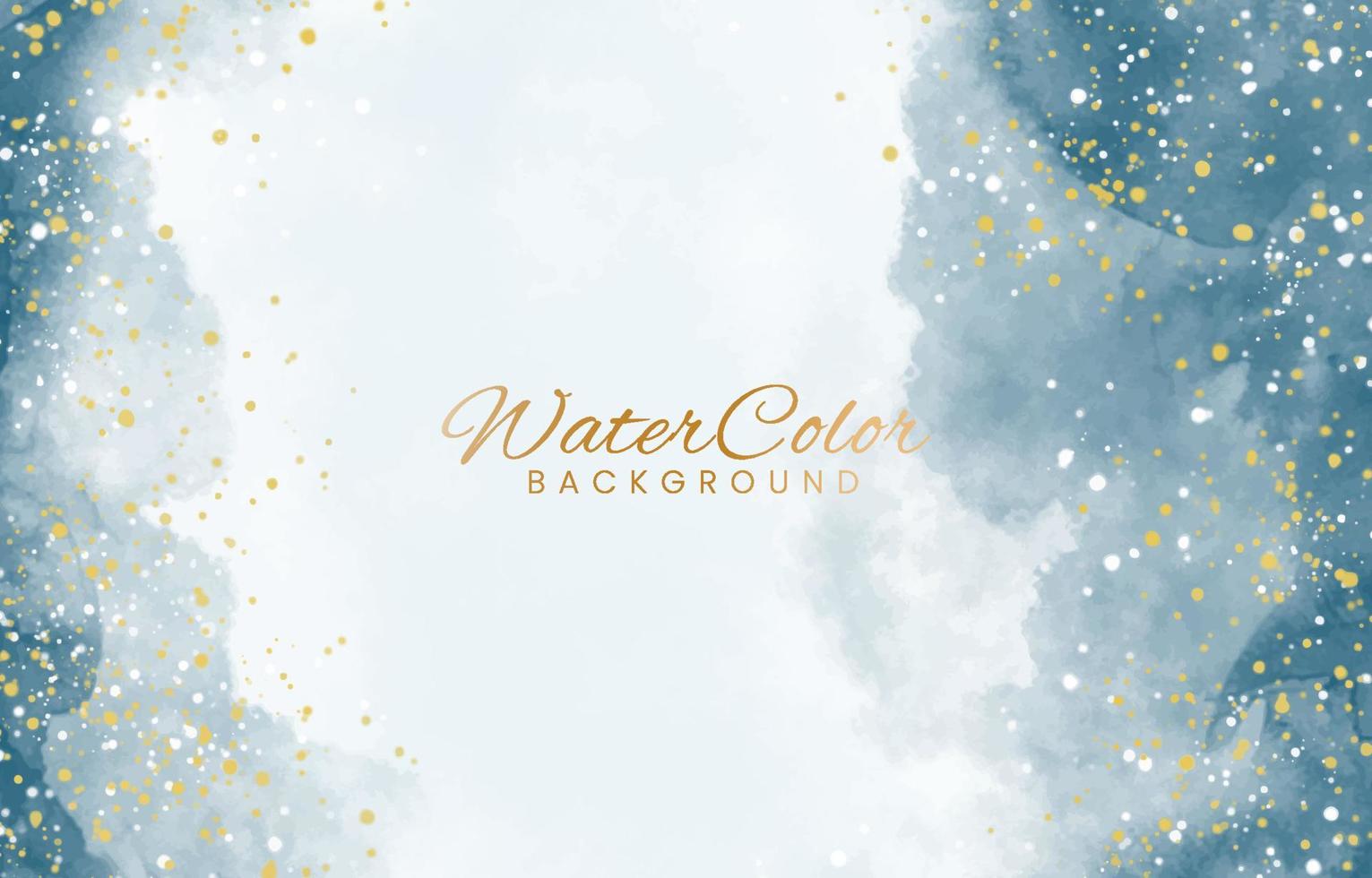 Abstract colorful watercolor for background. vector